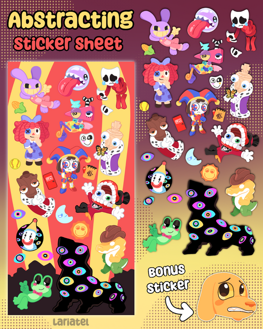 Abstracting Sticker Sheet