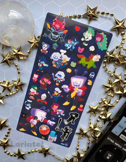 TV Time Sticker Sheet