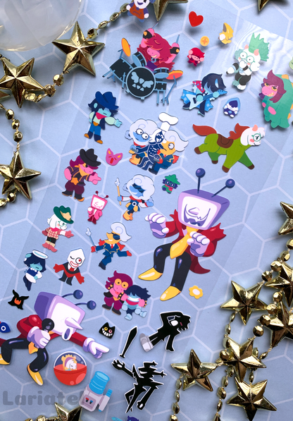 TV Time Sticker Sheet