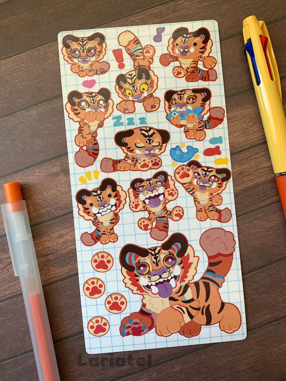 Taiga Sticker Sheet
