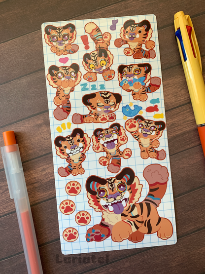 Taiga Sticker Sheet