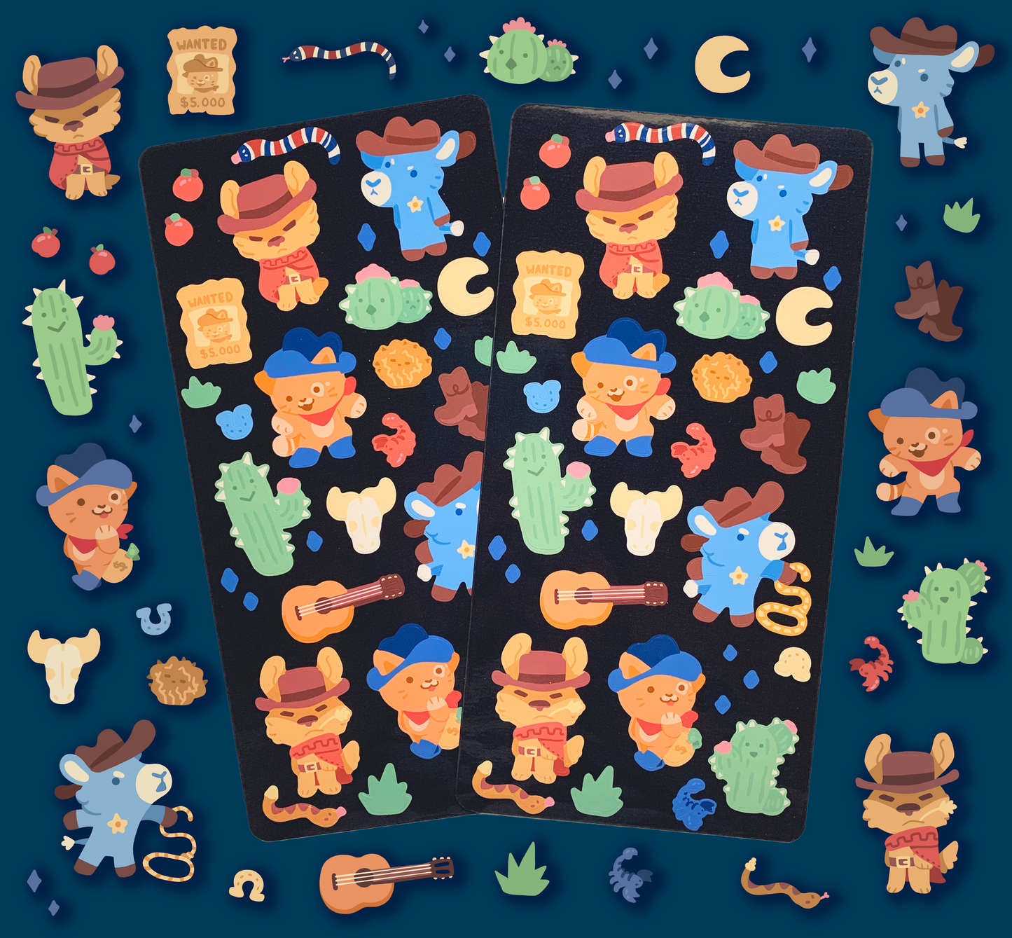 Wild West Sticker Sheet