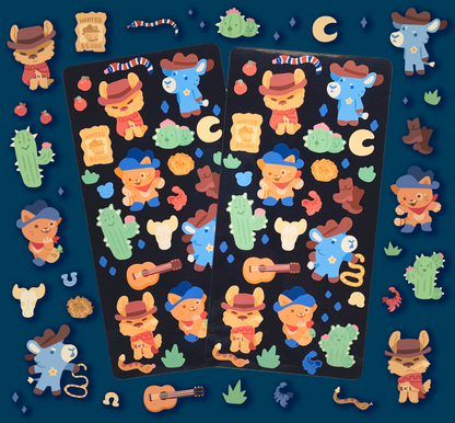 Wild West Sticker Sheet