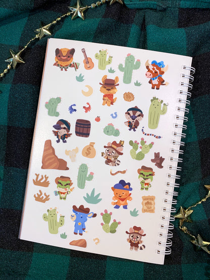 Wild West Sticker Flakes