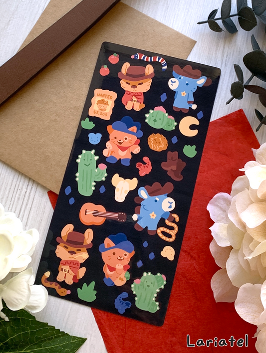 Wild West Sticker Sheet