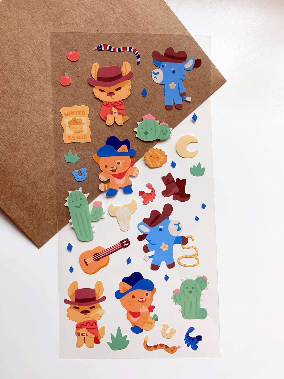 Wild West Sticker Sheet