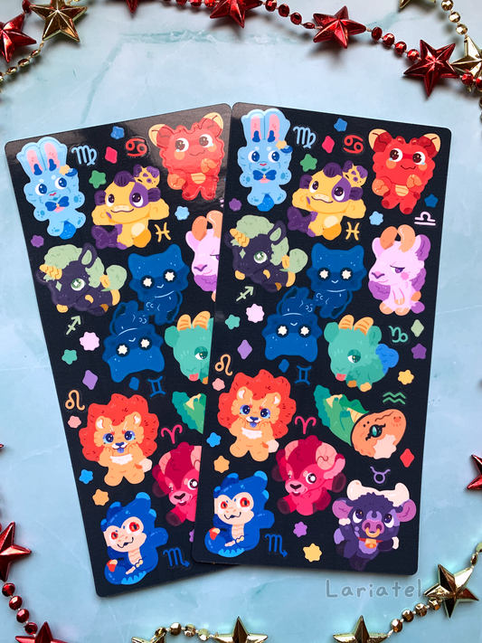 Zodiac Sticker Sheet
