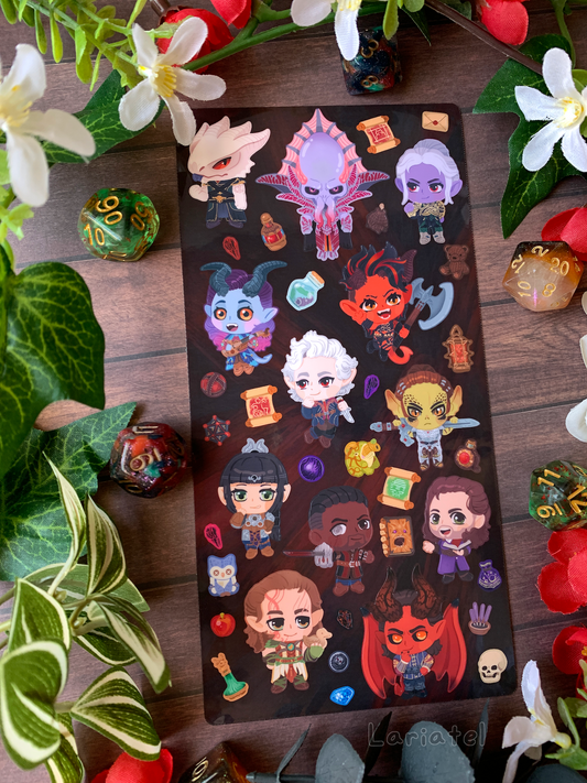 Baldurian Sticker Sheet